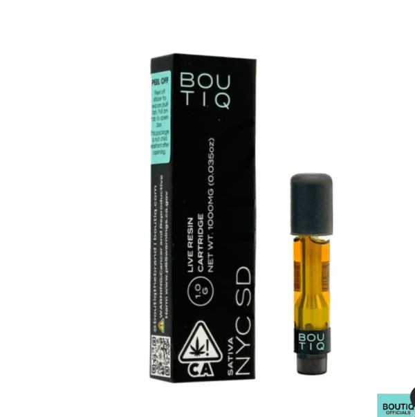 Boutiq Carts NYC SD - Live Resin Cartridge 1-Gram (sativa)