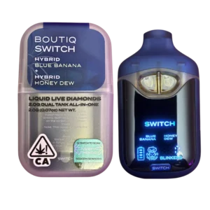 Boutiq Switch V4 – Blue Banana X Honey Dew 2G Dual Tank