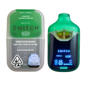 Boutiq Switch V4 Glow – Papaya X Mango Melon 2G Dual Tank