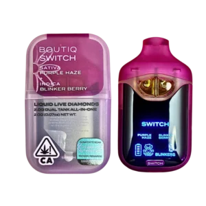 Boutiq Switch V4 - Purple Haze X Blinker Berry 2G Dual Tank